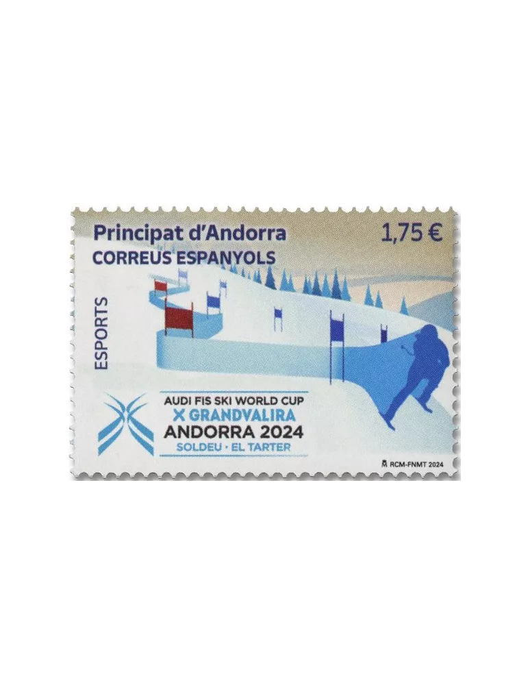 n° 542 - Timbre ANDORRE ESPAGNOL Poste