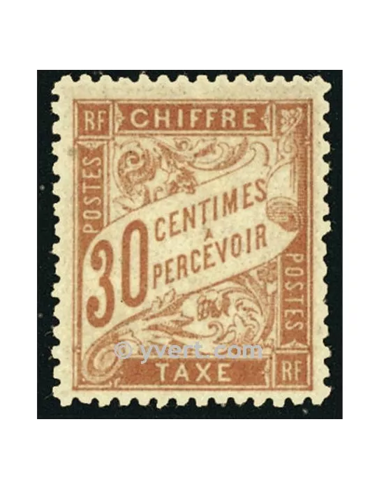 n° 34 - Timbre France Taxe