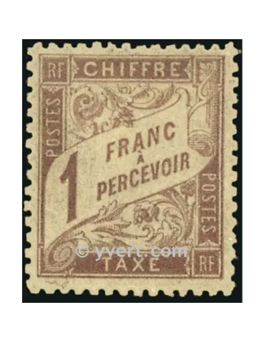 n° 39 - Timbre France Taxe 2