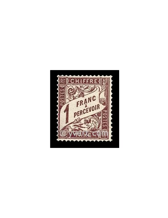 n° 40A - Timbre France Taxe