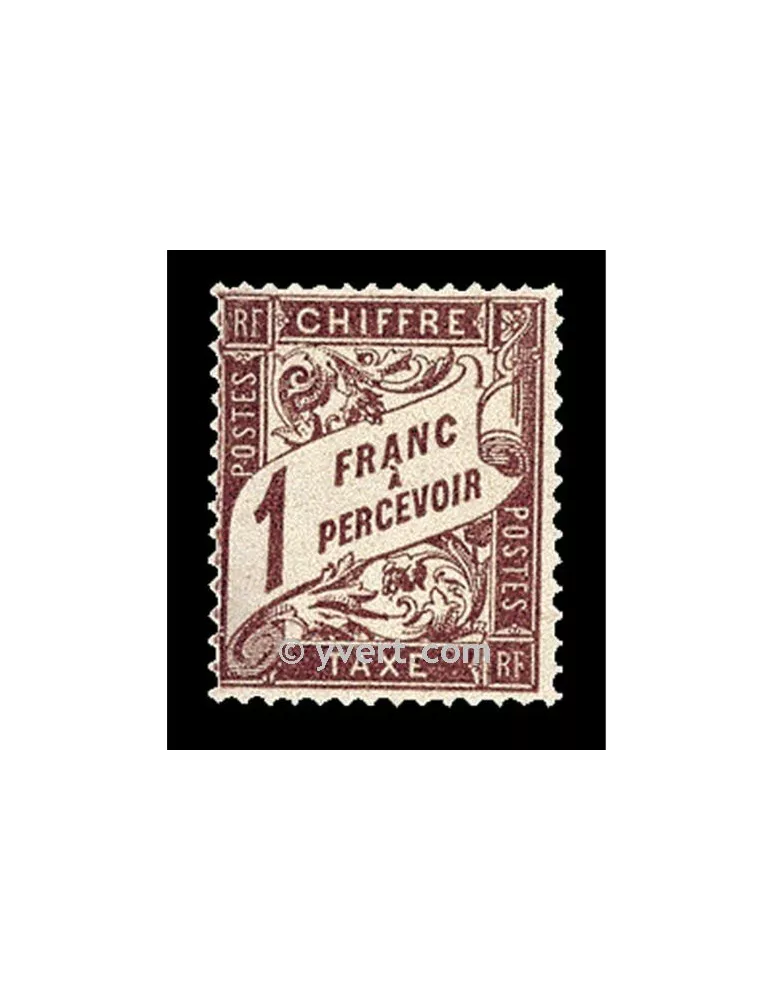 n° 40A - Timbre France Taxe