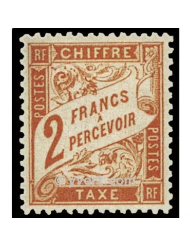 n° 41 - Timbre France Taxe 2
