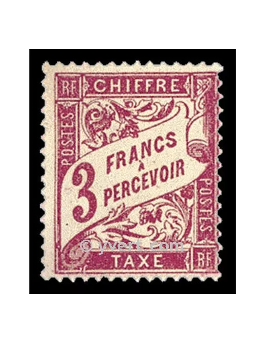 n° 42A - Timbre France Taxe