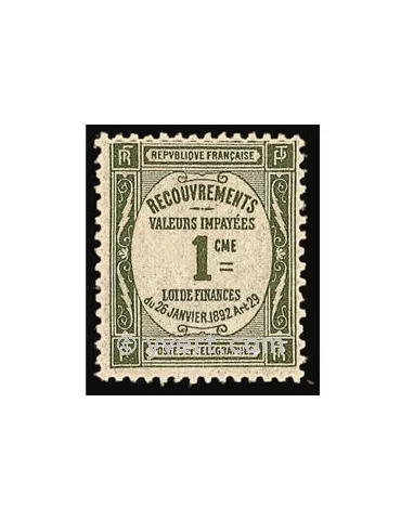 n° 43 - Timbre France Taxe