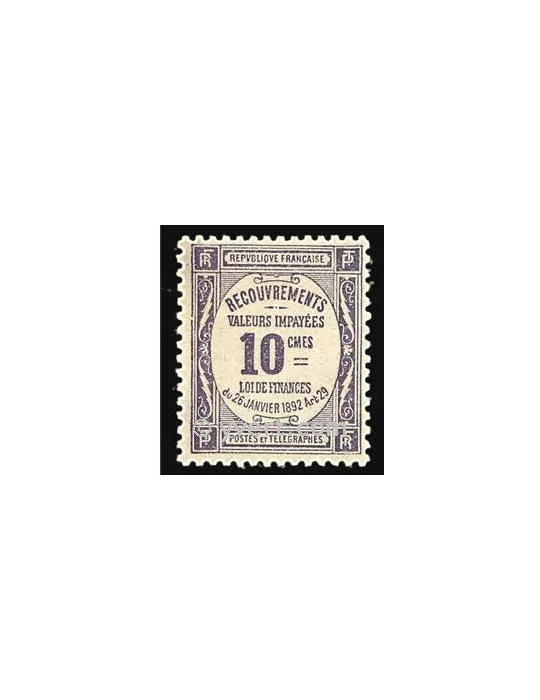 n° 44 - Timbre France Taxe