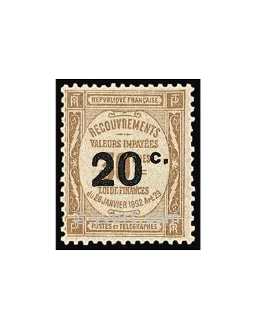 n° 49 - Timbre France Taxe
