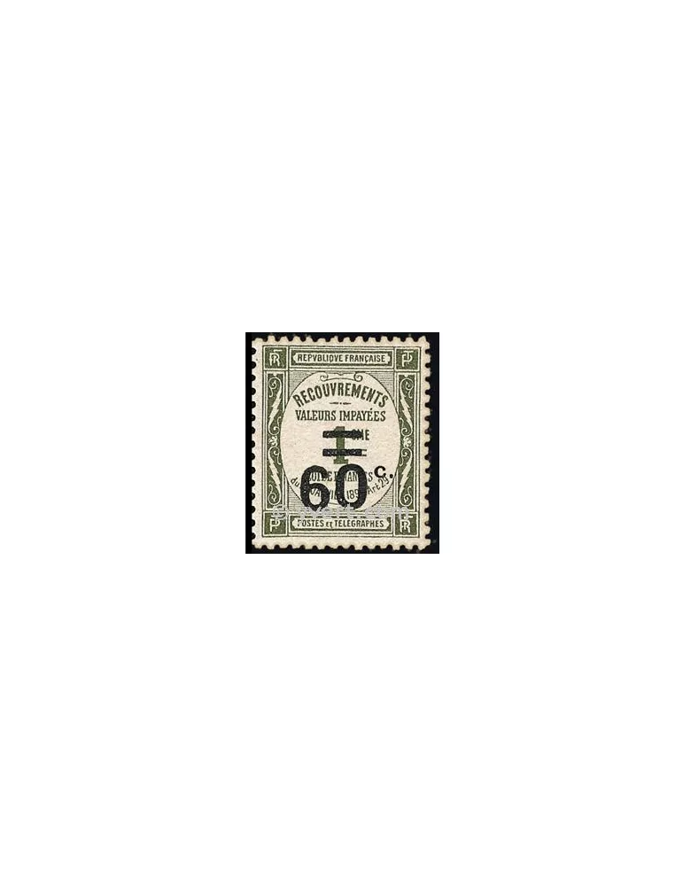 n° 52 - Timbre France Taxe