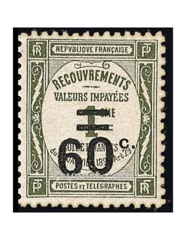 n° 52 - Timbre France Taxe 2