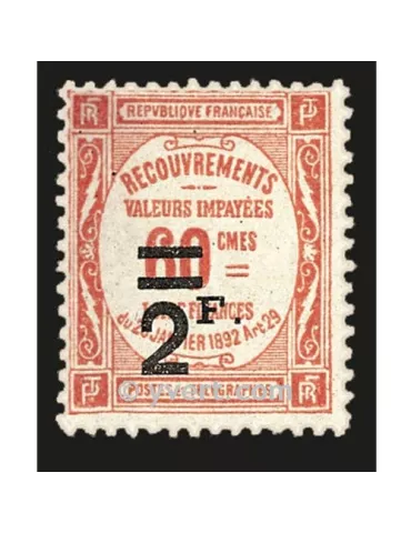 n° 54 - Timbre France Taxe 2