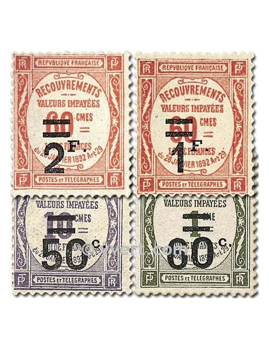 n° 51/54 - Timbre France Taxe