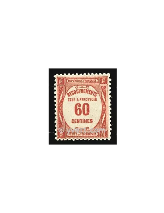 n° 58 - Timbre France Taxe