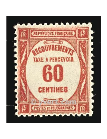 n° 58 - Timbre France Taxe 2