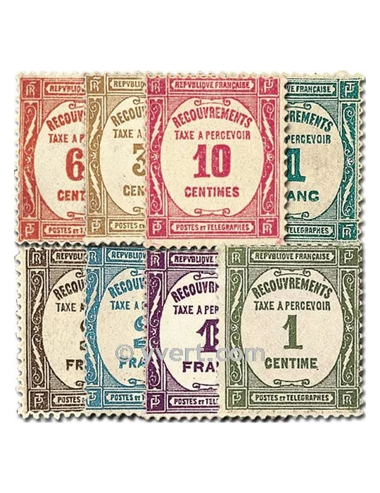 n° 55/62 - Timbre France Taxe
