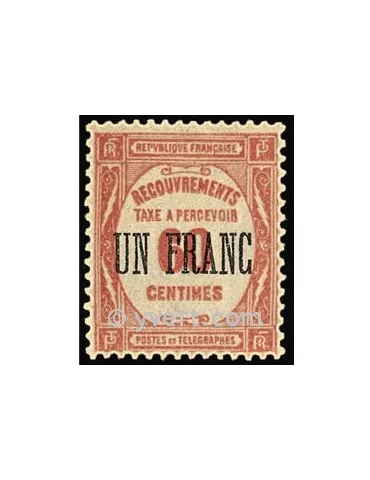 n° 63 - Timbre France Taxe