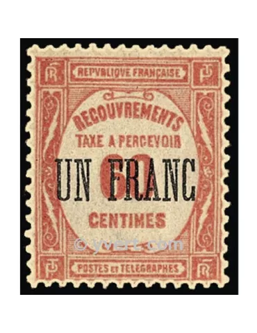 n° 63 - Timbre France Taxe 2