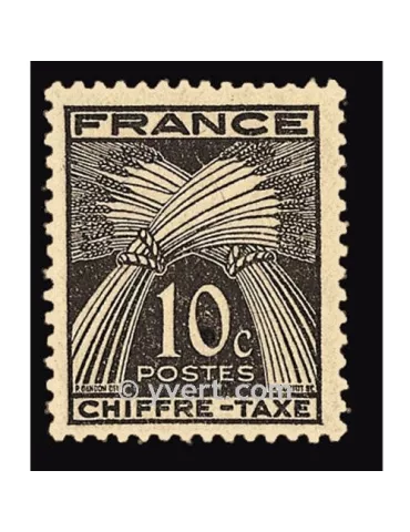 n° 67 - Timbre France Taxe 2