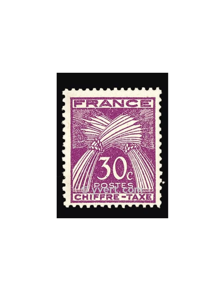 n° 68 - Timbre France Taxe