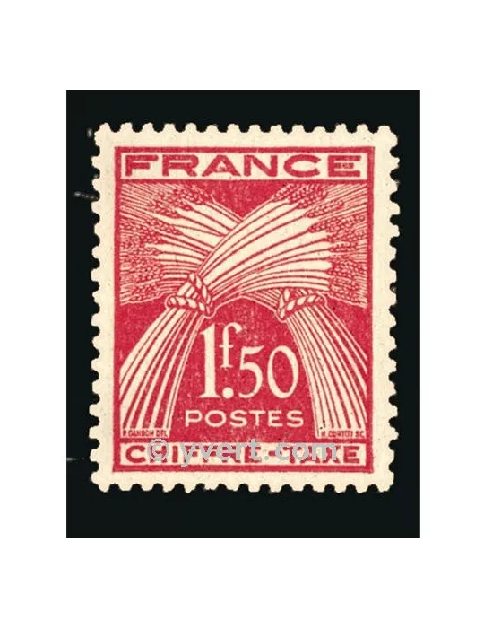 n° 71 - Timbre France Taxe