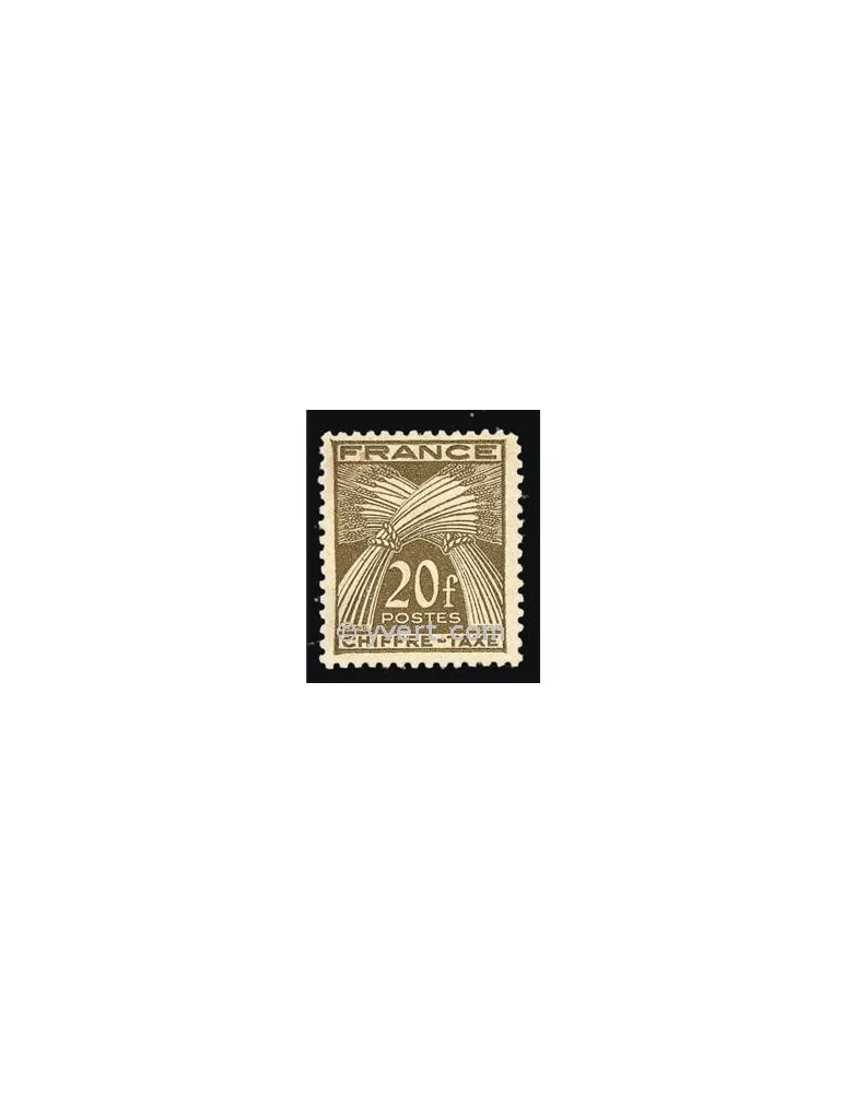 n° 77 - Timbre France Taxe