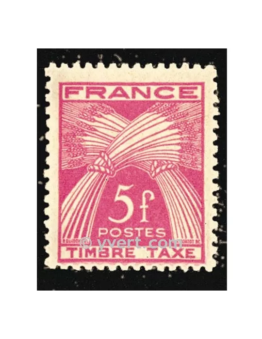 n° 85 - Timbre France Taxe