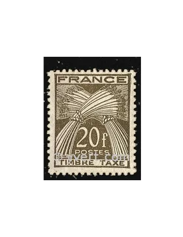 n° 87 - Timbre France Taxe