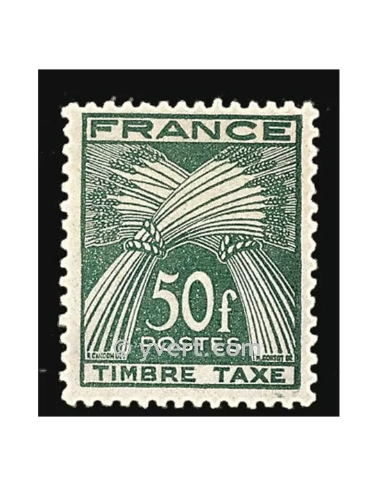n° 88 - Timbre France Taxe