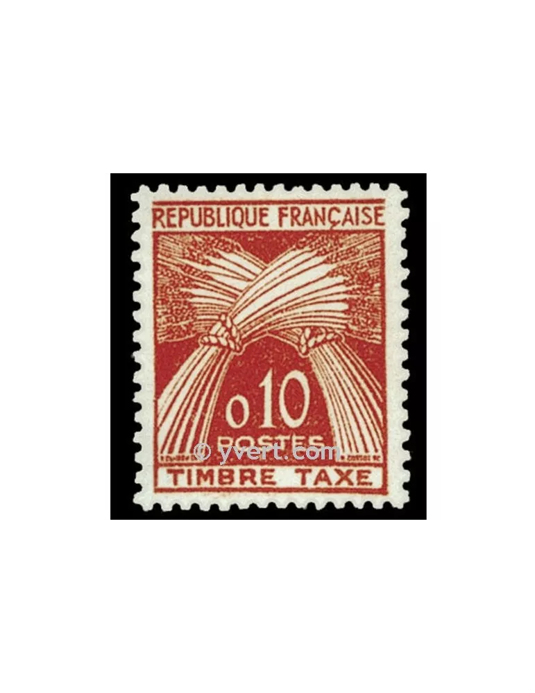 n° 91 - Timbre France Taxe