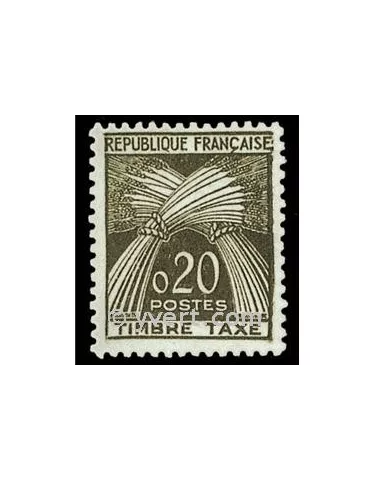 n° 92 - Timbre France Taxe