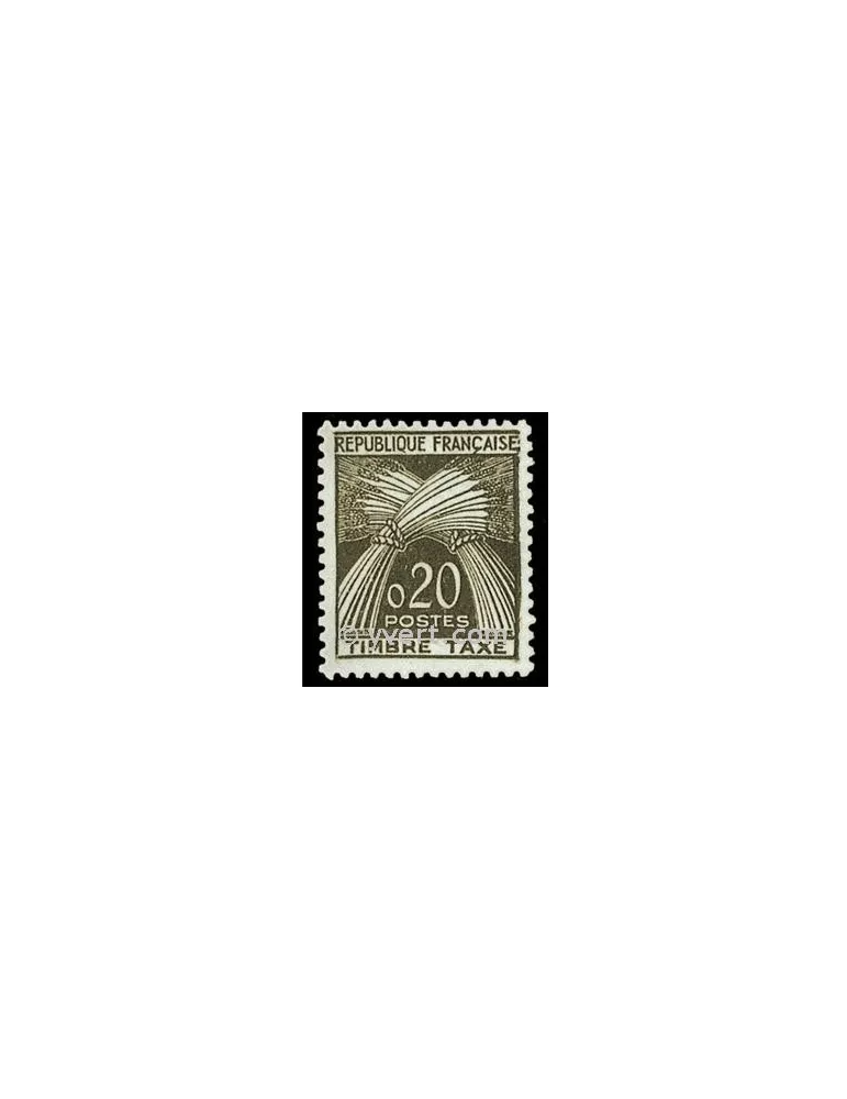 n° 92 - Timbre France Taxe