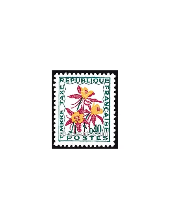 n° 100 - Timbre France Taxe