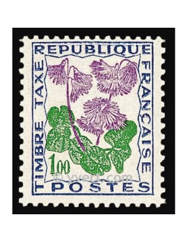 n° 102 - Timbre France Taxe 2