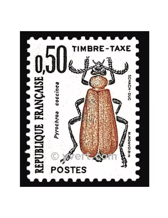 n° 105 - Timbre France Taxe