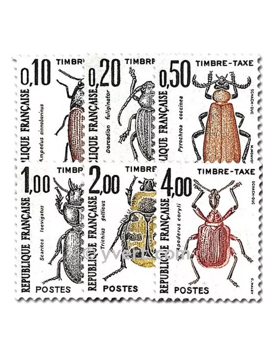 n° 103/108 - Timbre France Taxe
