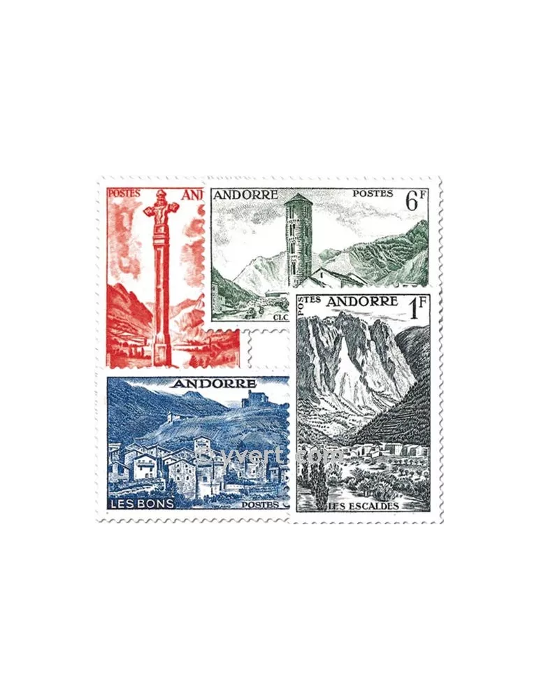 n° 138/153 - Timbre Andorre Poste
