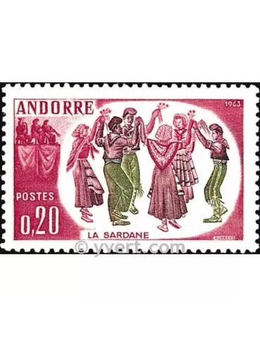 n° 166 - Timbre Andorre Poste 2