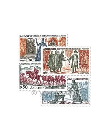 n° 167/170 - Timbre Andorre Poste