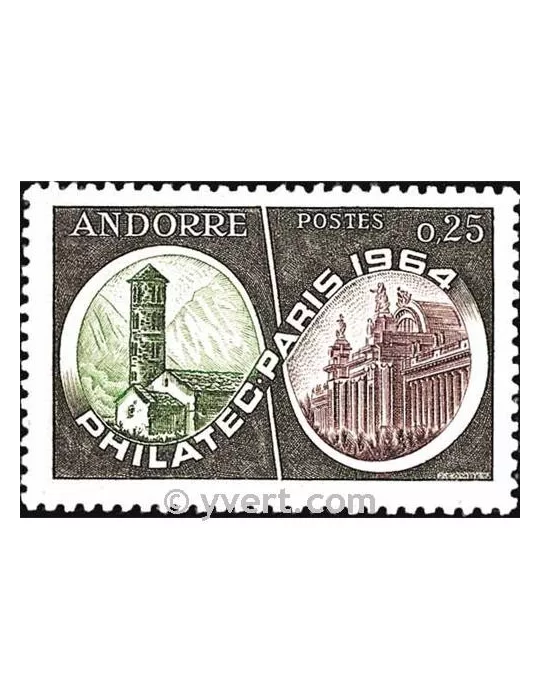 n° 171 - Timbre Andorre Poste