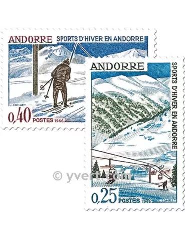 n° 175/176 - Timbre Andorre Poste 2