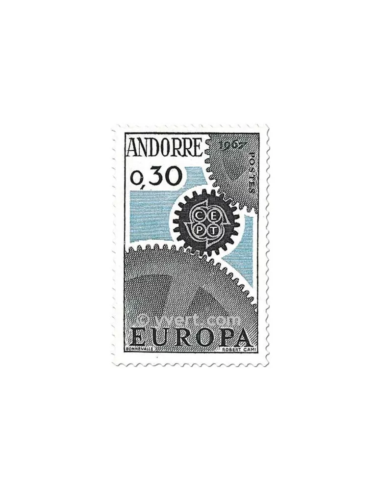 n° 179/180 - Timbre Andorre Poste