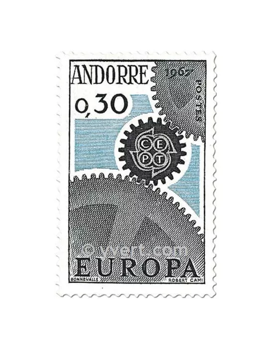 n° 179/180 - Timbre Andorre Poste