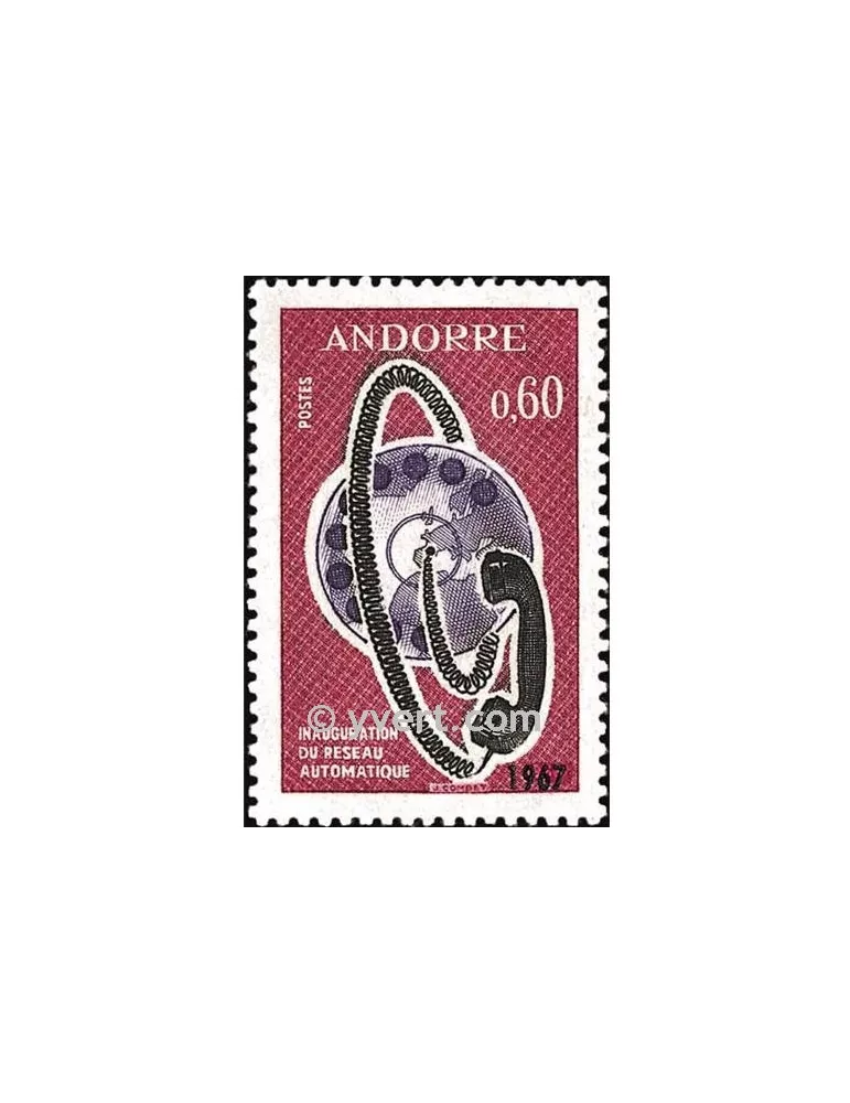 n° 182 - Timbre Andorre Poste