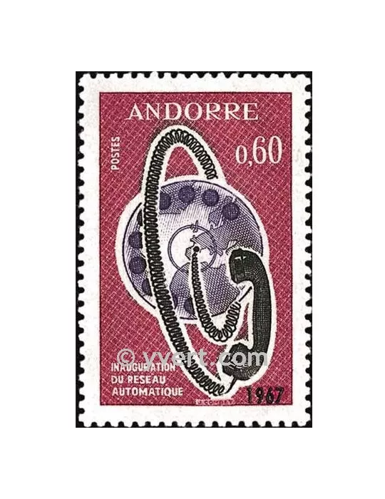 n° 182 - Timbre Andorre Poste