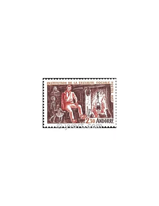 n° 183 - Timbre Andorre Poste
