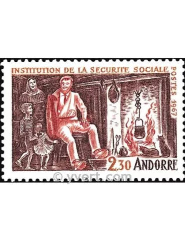 n° 183 - Timbre Andorre Poste 2