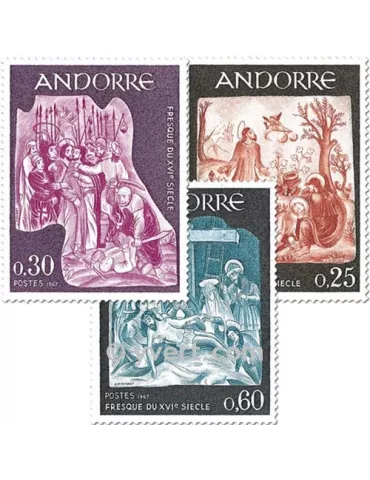 n° 184/186 - Timbre Andorre Poste 2