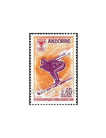 n° 187 - Timbre Andorre Poste