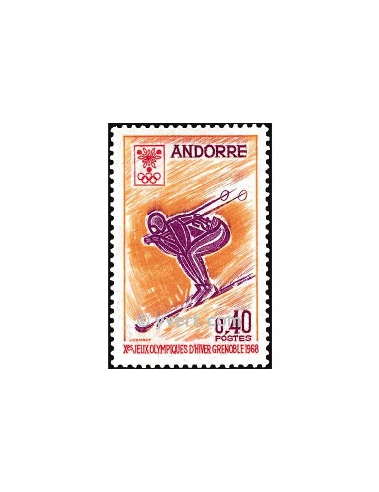 n° 187 - Timbre Andorre Poste