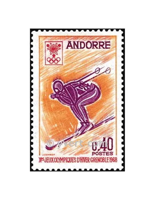 n° 187 - Timbre Andorre Poste