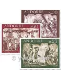 n° 191/193 - Timbre Andorre Poste