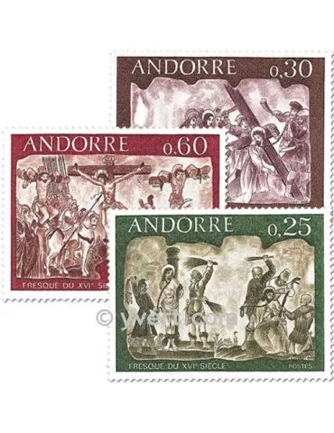 n° 191/193 - Timbre Andorre Poste 2